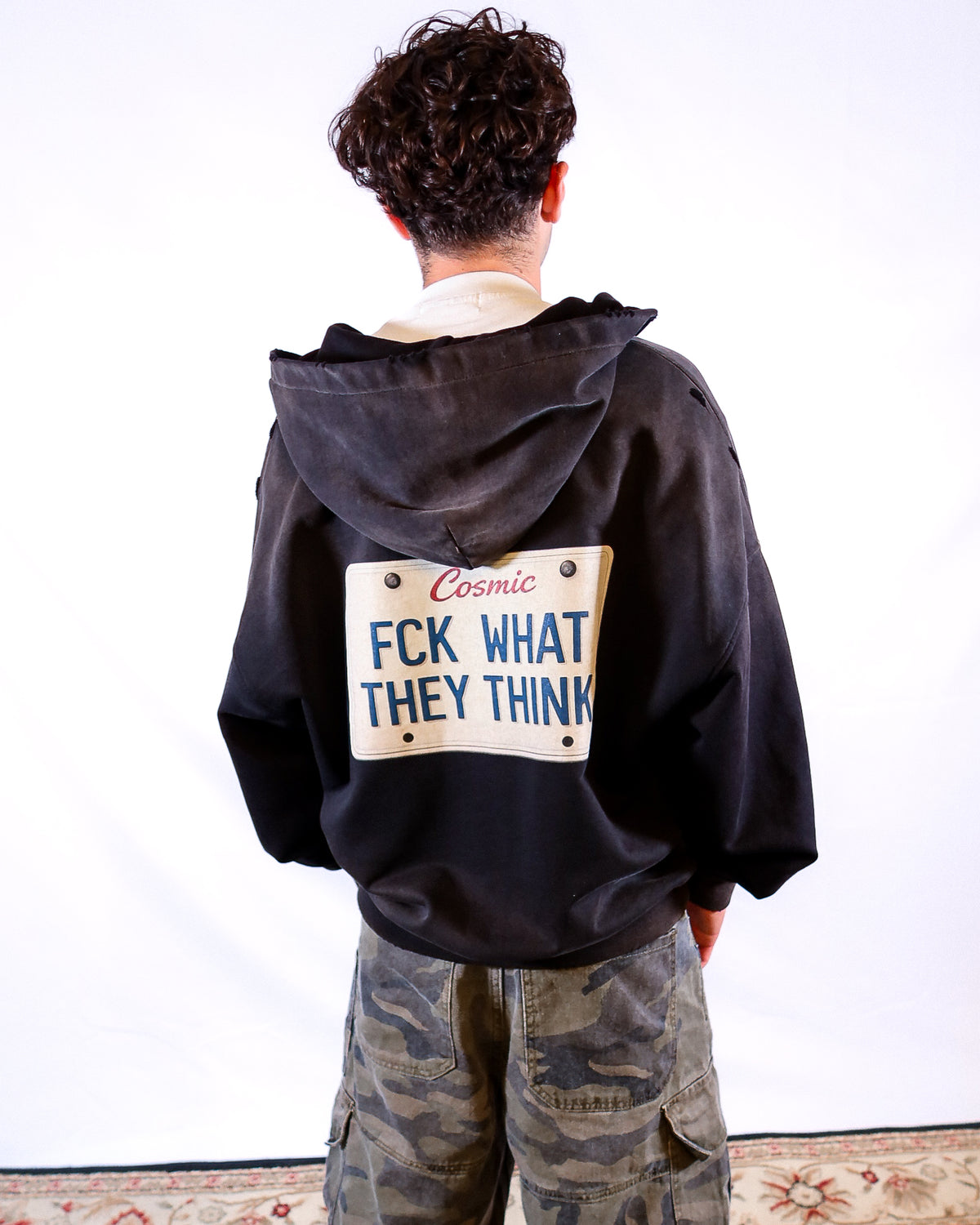 LICENSE PLATE ZIP UP